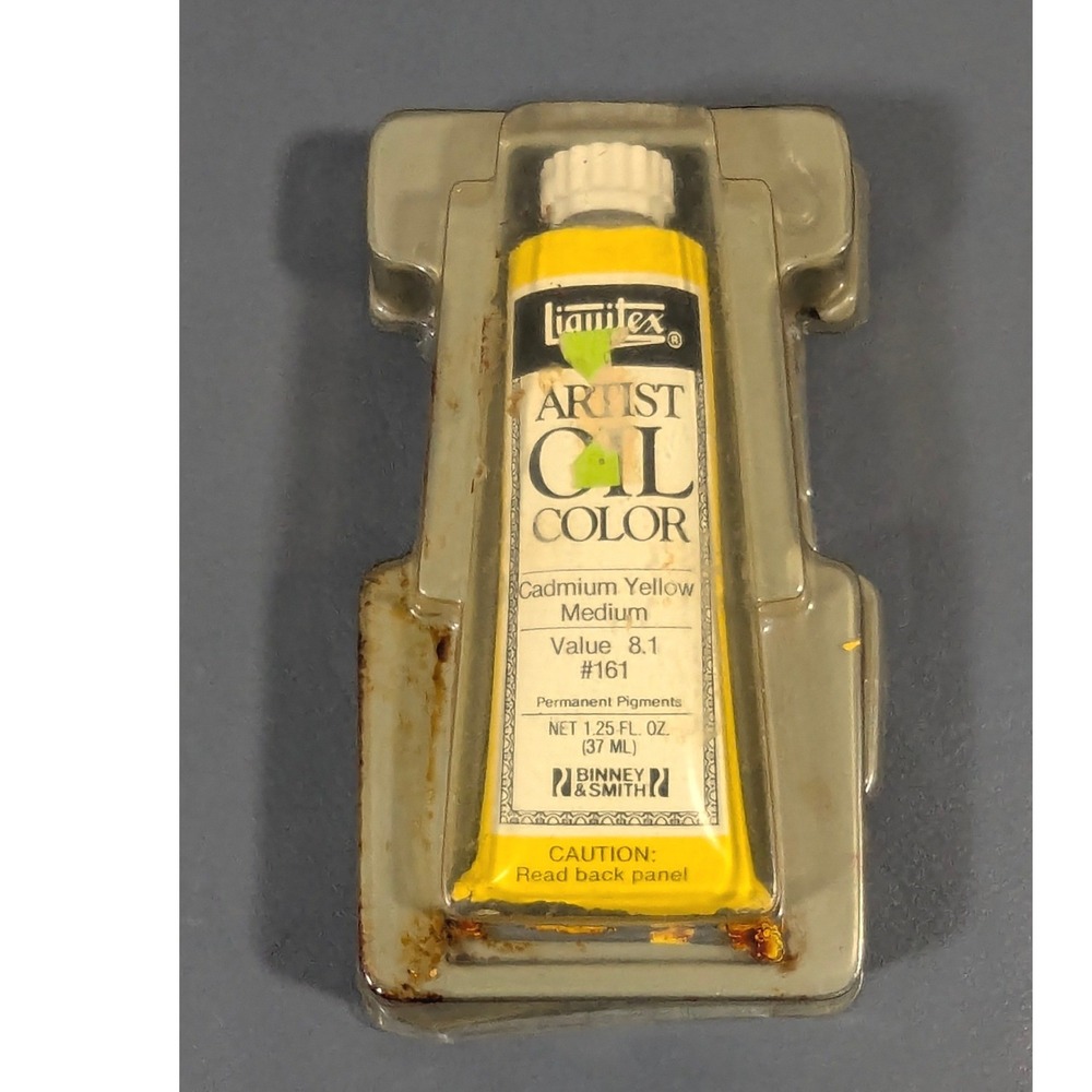 Liquitex Artist Oil Color Cadmium Yellow Medium 1.25oz Binney & Smith #161